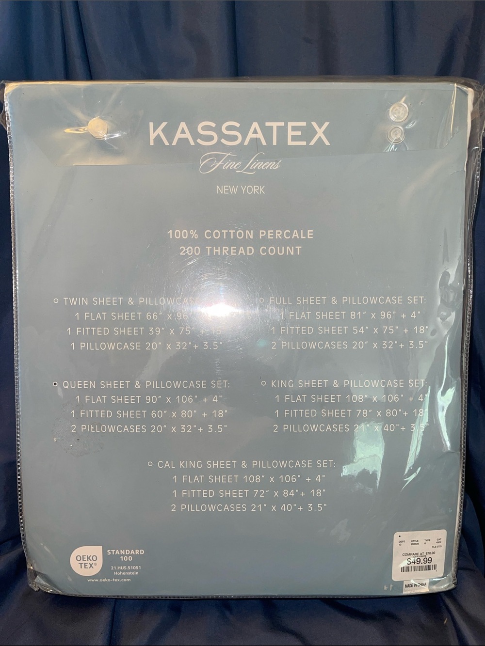 Kassatex Fine Linens White Sheet Set with Pink Bow Trim - Picture 3 of 5